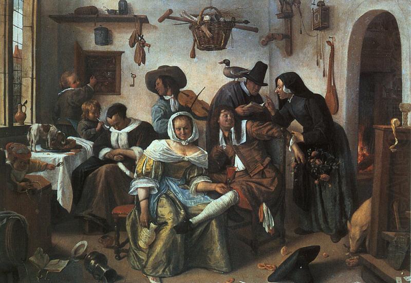 Beware of Luxury, Jan Steen